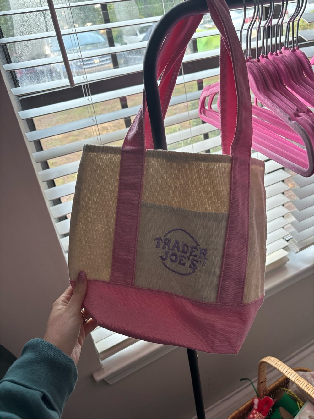 Pink Mini Trader Joe’s Tote